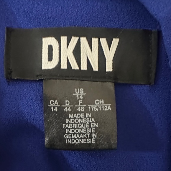 DKNY Royal Blue Mini Dress - Picture 5 of 6